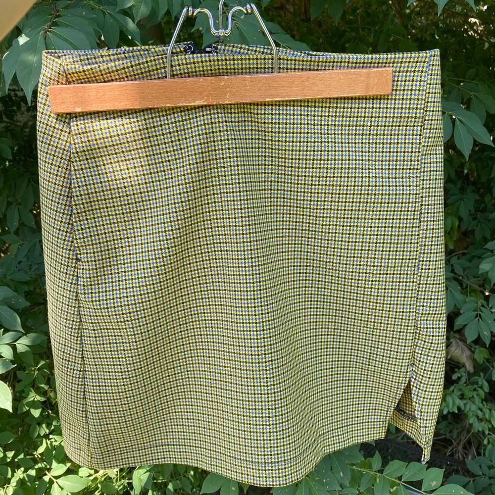 Plaid Urban Outfitters Miniskirt